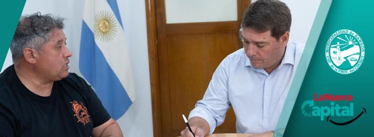 Imagen de la noticia que habla sobre: LA MUNICIPALIDAD DE RAWSON Y EL CENTRO DE PATRONES FIRMAN UN CONVENIO PARA LA AMPLIACIÓN DE INFRAESTRUCTURA EN BENEFICIO DEL DESARROLLO LOCAL